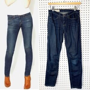 Imogene + Willie | Lucy Dark Wash Y2K Low Rise Skinny Jeans Size 24R Made in USA